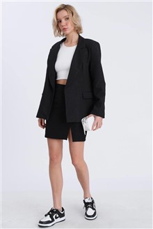 Leather Short Tight Skirt