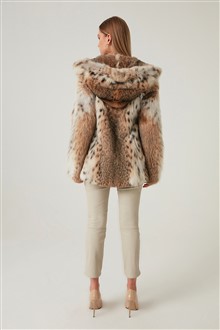 Women Fur Coats naturel Lynx 2025-1NL