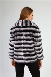 Women Fur Coats Rex GRO-1121-60SB